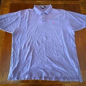 Polo Ralph Lauren Polo Shirt XXL Purple Pink Pony Classic Fit Cotton